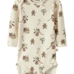 Layo Gis Langærmet Body - Turtledove - 80