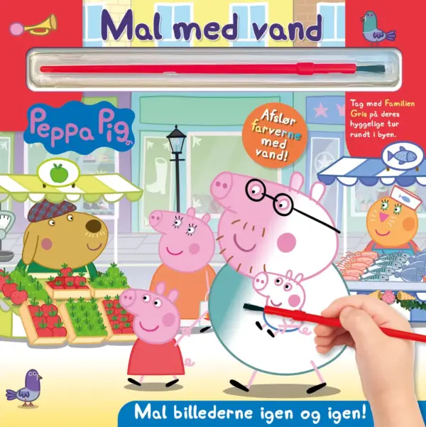 Mal med vand  -  Gurli Gris