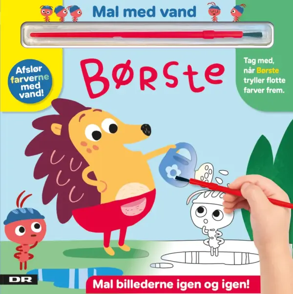 Mal med vand - Minisjang - Mal med vand  -  Børste