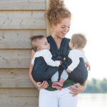 Mini Monkey Slynge til Tvillinger - Sort