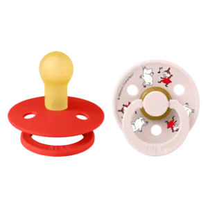 Moomins Colour Sut 2pk Latex Str 1 - Candy Apple