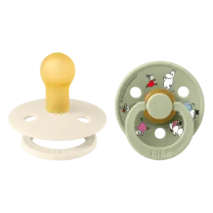 Moomins Colour Sut 2pk Latex Str 1 - Ivory