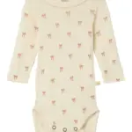 Nalu Uld Langærmet Body - Turtledove - 62