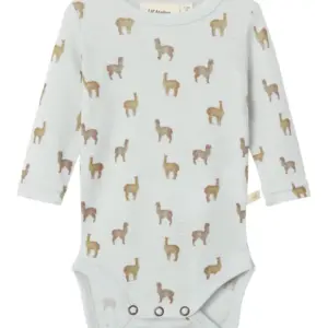 Noel Nor Uld Langærmet Body - Gray Dawn - 86