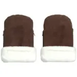 Østerbrohandsken - Chocolate Brown Faux Suede