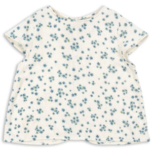 Organic Mioblu top (7-8 år)