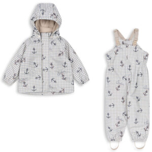 Palme regntøj med fleecefoer (2 år/92 cm)
