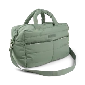 Quiltet pusletaske - grøn