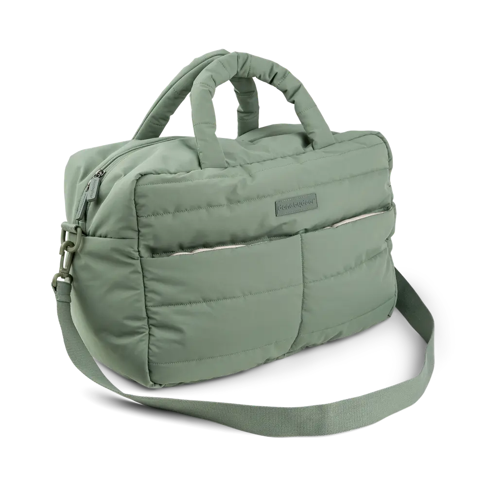 Quiltet pusletaske - grøn