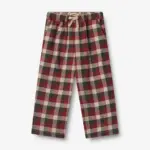 Sasha Trousers - Red Blue Check - 98/3 ÅR