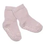 Skridsikre Strømper Terry Bomuld - Woodrose - 20/22