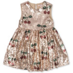 Starla palliet kjole (5-6 år)