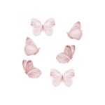 That&apos;s Mine - Wallsticker Butterflies 6 stk. - Rose