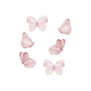 That&apos;s Mine - Wallsticker Butterflies 6 stk. - Rose