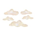 That&apos;s Mine - Wallsticker Clouds 5-pak - Multi