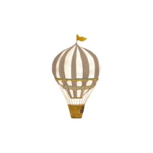 That&apos;s Mine - Wallsticker Retro air balloon small brown - Brown