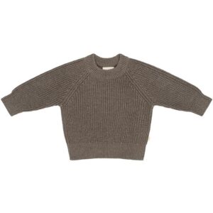 That's Mine Bluse - Flo Sweater - Earth Brown Melange