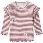 That's Mine Bluse - Rib - Jamilla - Love Berry Stripe