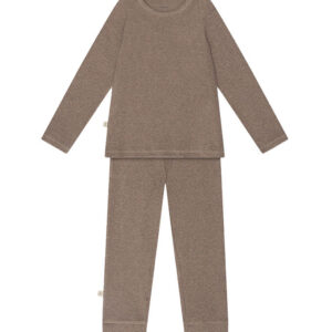 That's Mine Nattøj - 2-delt - Rib - Christer - Brown Melange