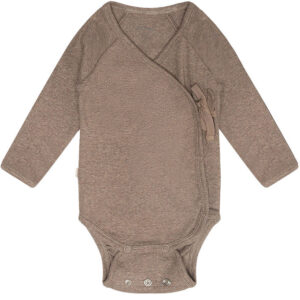 That's Mine Slå-om Body l/æ - Rib - Becca - Brown Melange