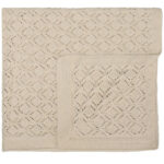 That's Mine Tæppe - Kala Knitted - 85x85 cm - Birch