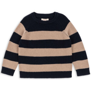 Vitum merinould striktrøje (7-8 år)