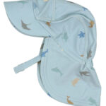 Wheat Badehat - Tonga - UV40+ - Soft Blue Sea Life