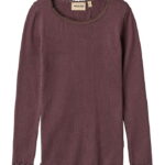 Wheat Bluse - Rib - Reese - Fudge