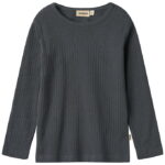 Wheat Bluse - Rib - Stig - Black Sea