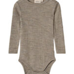 Wheat Body l/æ - Uld/Silke - Rib - Liea - Khaki Melange