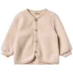 Wheat Cardigan - Uldfleece - Kari - Pale Lilac