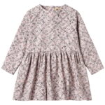 Wheat Kjole - Aima - Lilac Checked Flowers