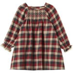 Wheat Kjole - Bella - Red Blue Check