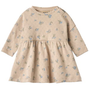 Wheat Kjole - Emmy - Warm Sand Flowers