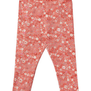 Wheat Leggings - Jules - Coral Flowers