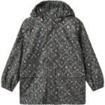 Wheat Regnjakke - PU - Ollo - Forest Lake Checked Flowers