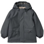 Wheat Regnjakke m. Termo - PU - Aju - Greyblue