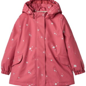 Wheat Regnjakke m. Termo - PU - Rika - Floating Flowers