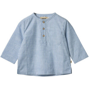 Wheat Skjorte - Bjørk - Blue Stripe