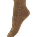 Wheat Strømper - Uld - Rib - Vilde - Caramel