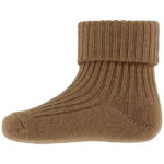 Wheat Strømper - Uld - Rib - Ziggy - Caramel