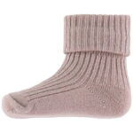 Wheat Strømper - Uld - Rib - Ziggy - Dry Rose