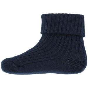 Wheat Strømper - Uld - Rib - Ziggy - Navy