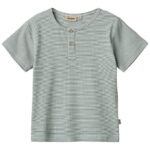 Wheat T-shirt - Rib - Lumi - Stormy Sea Stripe