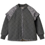 Wheat Termojakke - Ellas - Black Sea m. Blomster