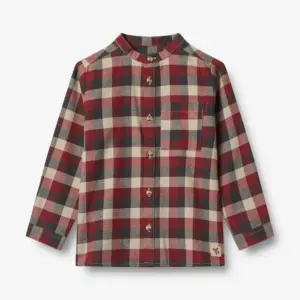 Willum Skjorte - Red Blue Check - 98/3 ÅR