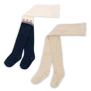 2-pak Cherry strømpebukser (116-122 cm)