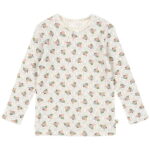 Konges Sløjd Bluse - Minnie - Verona Blue m. Hulmønster