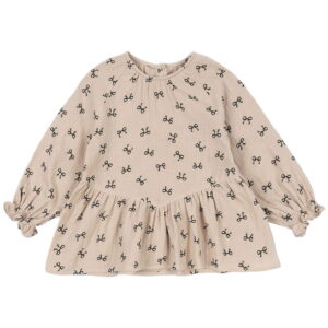 Konges Sløjd Bluse - Musselin - Coco - Bow Magnet