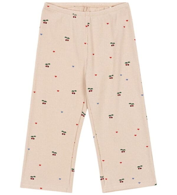 Konges Sløjd Bukser - Rib - Ella - Cherry Coeur Blush